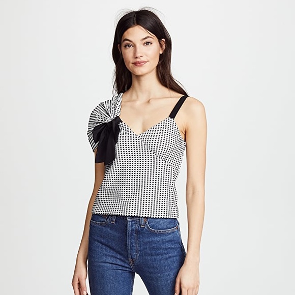 Club Monaco Check Pattern Top Small - Picture 5 of 8